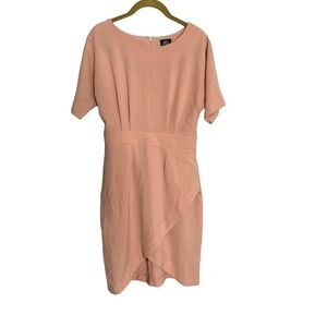 Bobeau Pale Nude Peach Dress XS Petite